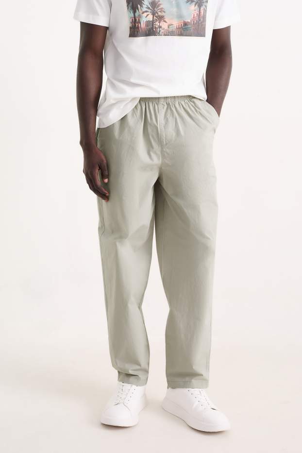 Heren - Chino - tapered fit - grijs