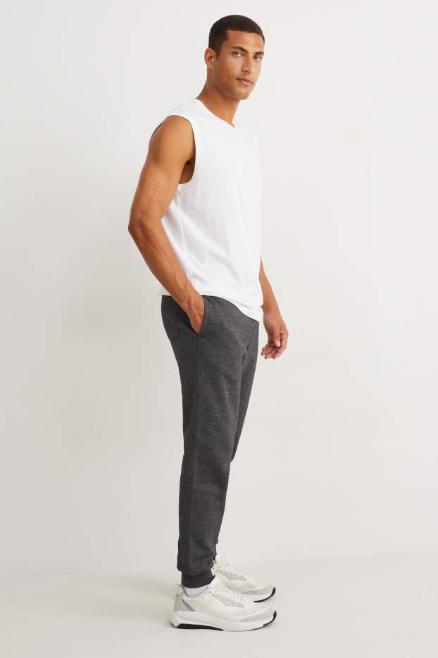 Bărbați - Pantaloni de trening - negru