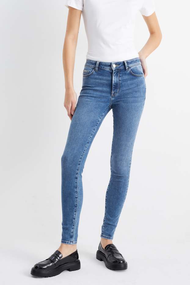 Donna - Skinny jeans - vita media - jeans modellanti - LYCRA® - jeans blu