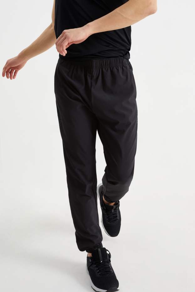 Hommes - Pantalon de sport - 4 Way Stretch - Flex - noir