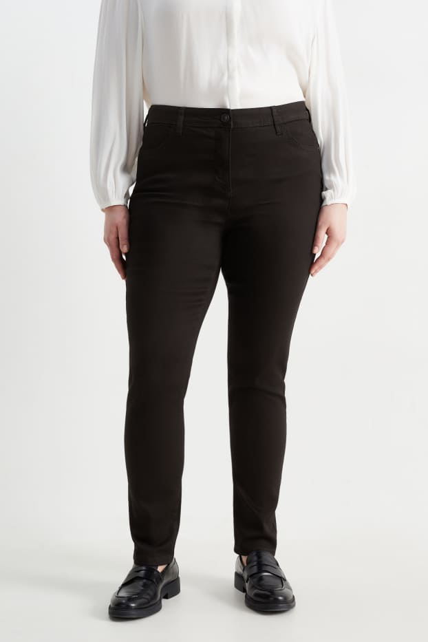 Femmes - Slim jean - mid waist - noir