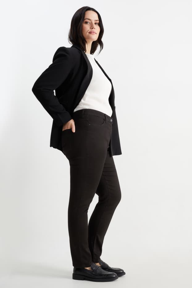 Femmes - Slim jean - mid waist - noir
