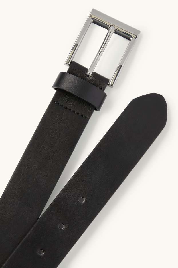 Hommes - Ceinture - synthétique - noir