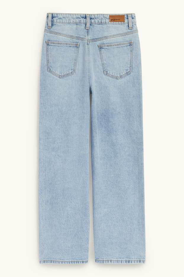 Bambine - Jeans a gamba ampia - jeans azzurro