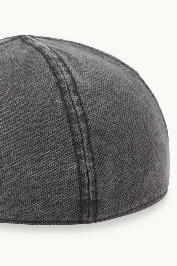 Herren - Schiebermütze - dunkelgrau