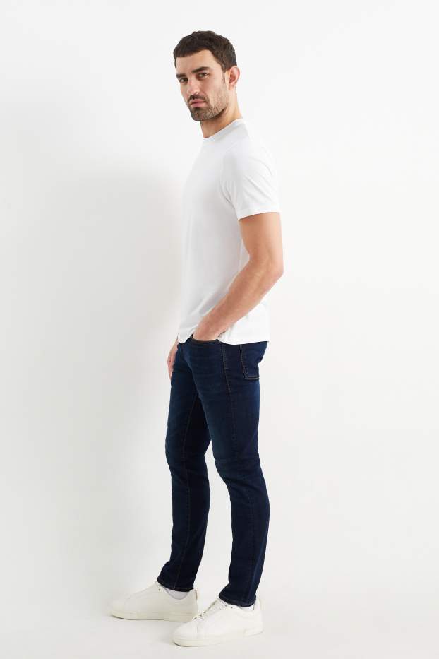 Herren - Skinny Jeans - LYCRA® - dunkeljeansblau