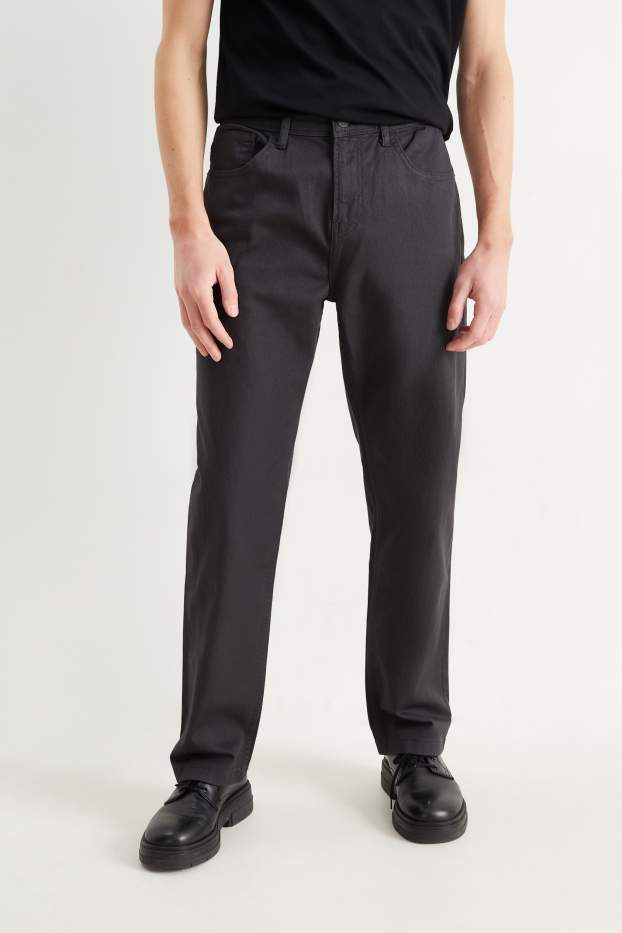 Herren - Hose - Regular Fit - dunkelgrau