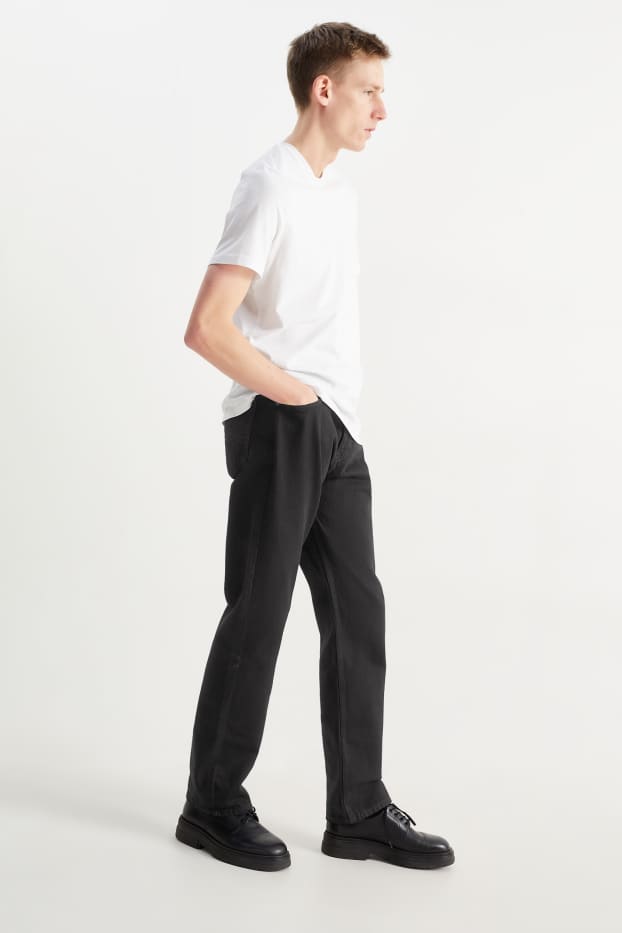 Uomo - Regular jeans - nero