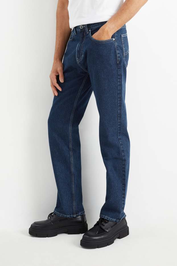 Men - Regular jeans - denim-dark blue