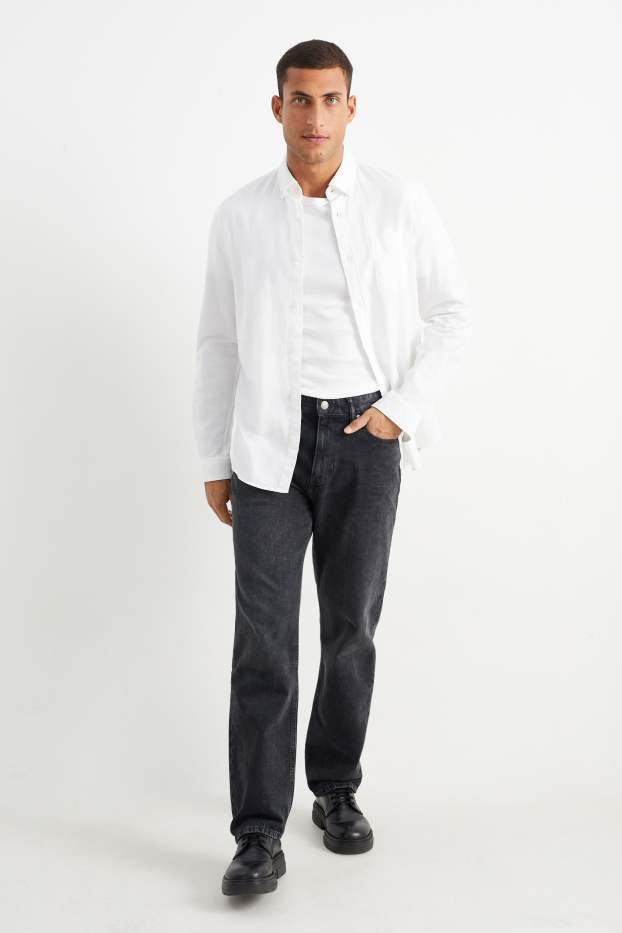 Uomo - Regular jeans - LYCRA® - jeans grigio scuro