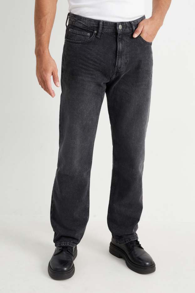 Uomo - Regular jeans - LYCRA® - jeans grigio scuro