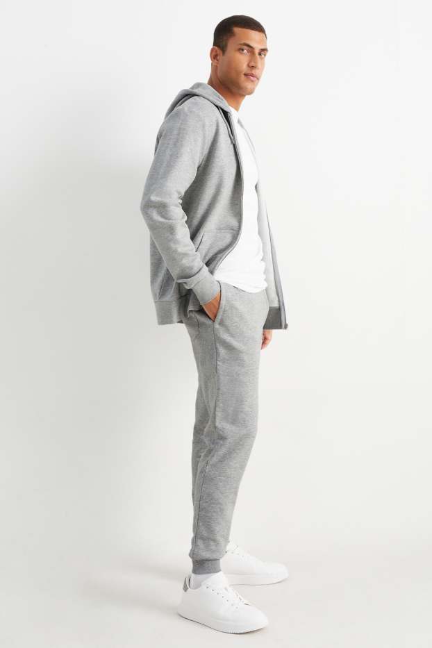 Home - Pantalons de xandall - gris clar jaspiat