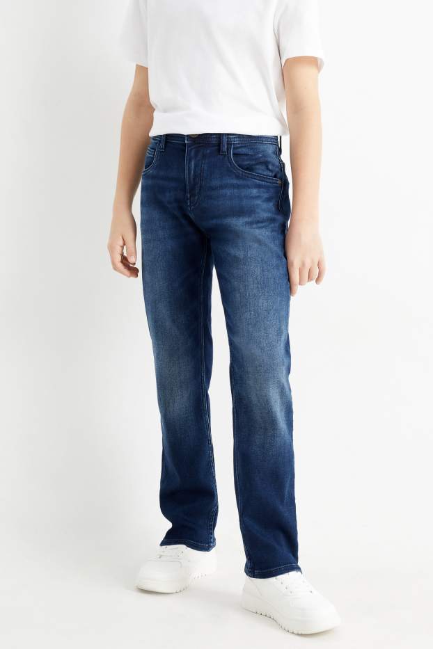 Kinder Jungen - Straight Jeans - Jog Denim - dunkeljeansblau