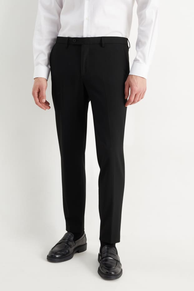 Herren - Baukasten-Hose - Body Fit - Flex - LYCRA® - Mix & Match - schwarz