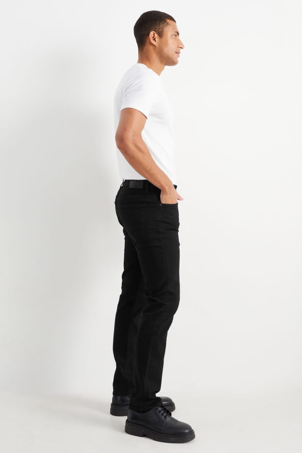 Pánské - Slim jeans - LYCRA® - černá