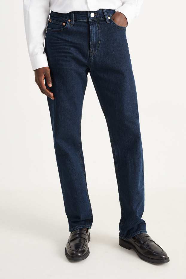 Herren - Regular Jeans - LYCRA® - dunkeljeansblau