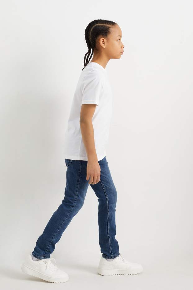 Kinder Buben - Slim Jeans - LYCRA® - dunkeljeansblau