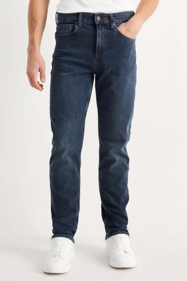 Hommes - Straight jean - LYCRA® - jean bleu foncé