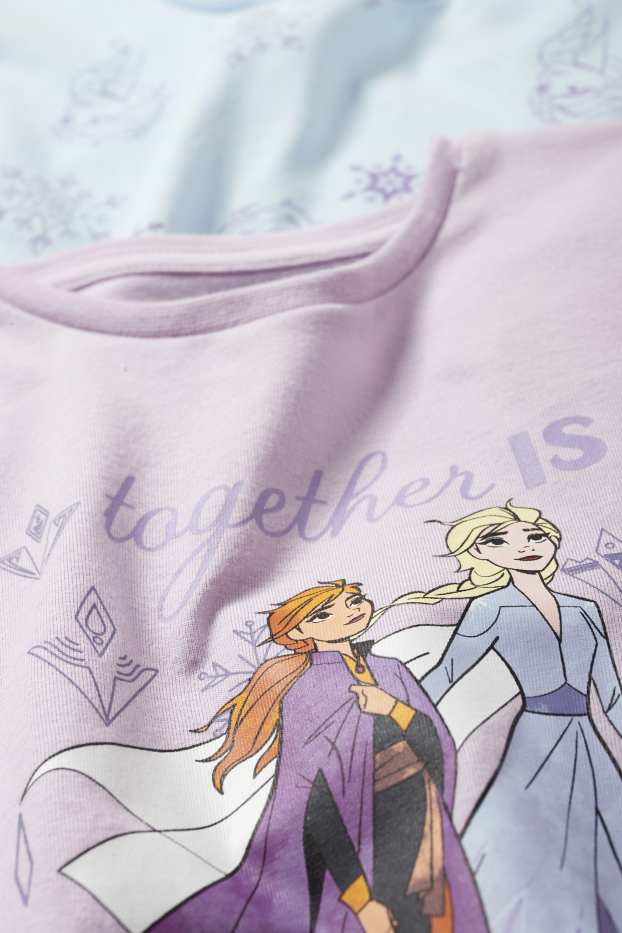 Nena - Paquet de 2 - Frozen - camisa de dormir - violeta clar