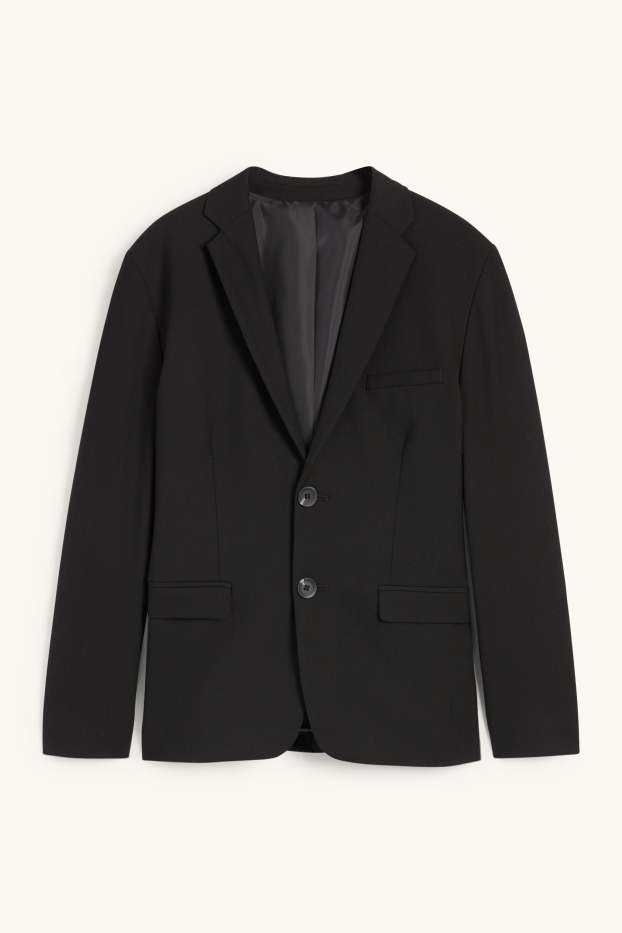 Enfants garçons - Veste de costume - Stretch - LYCRA® - noir