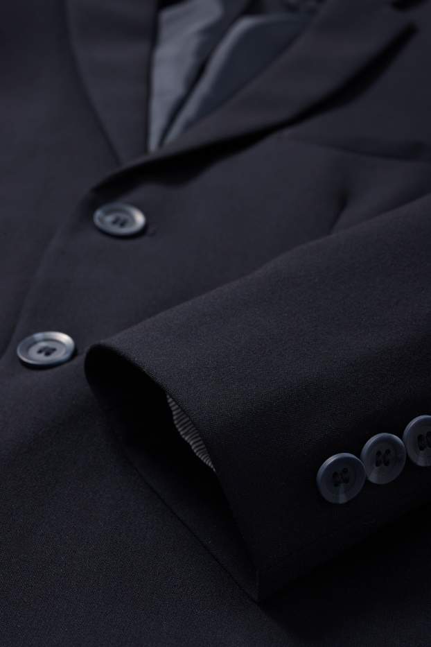 Kinder Jungen - Baukasten-Sakko - Stretch - LYCRA® - dunkelblau