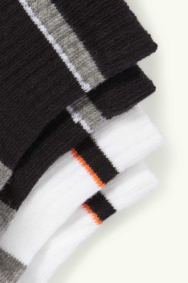 Herren - Multipack 5er - Kurzsocken - schwarz / weiss