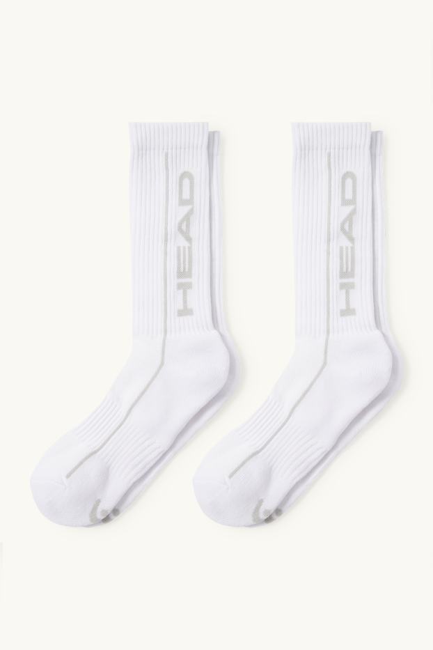 Uomo - HEAD - confezione da 2 - calzini da tennis - bianco