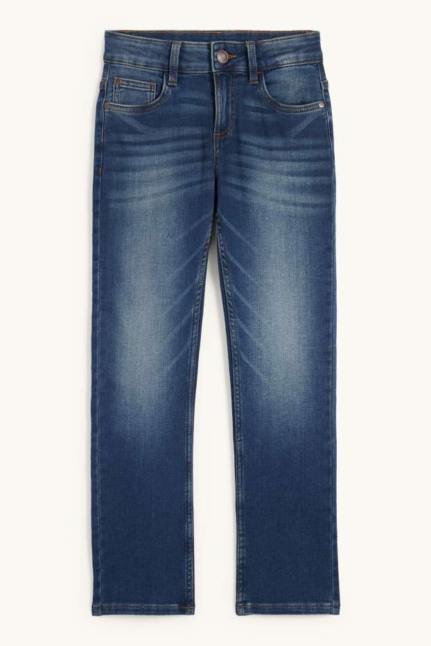 Kinder Jungen - Straight Jeans - jeansblau