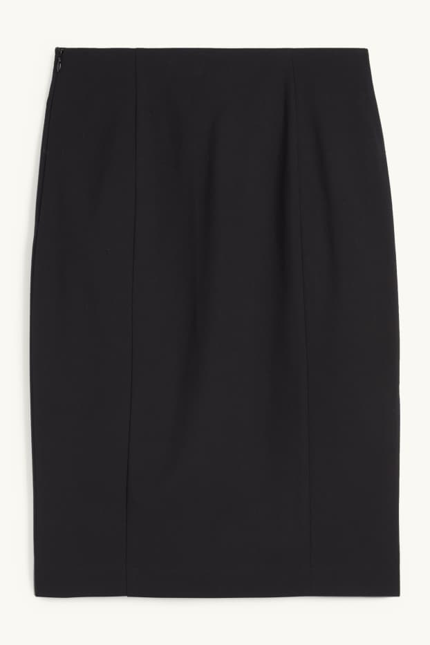Femmes - Jupe crayon - extensible - Mix & Match - noir