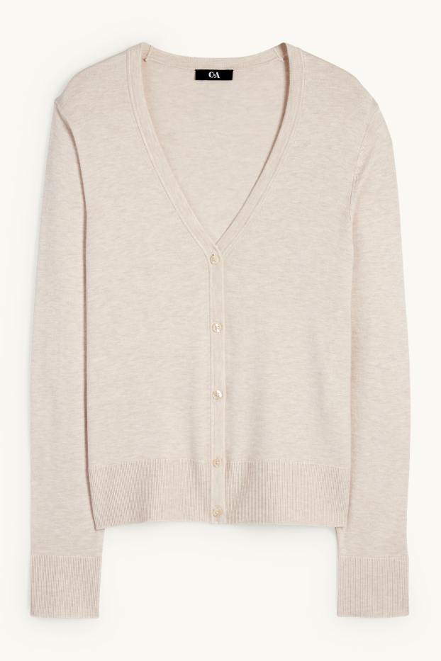 Women - Cardigan - light beige