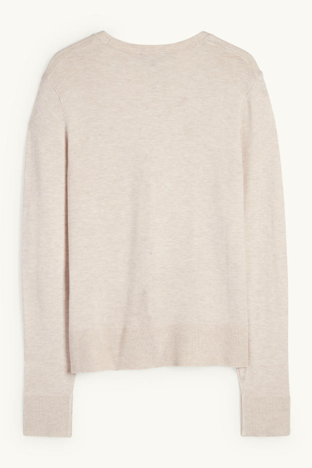 Women - Cardigan - light beige