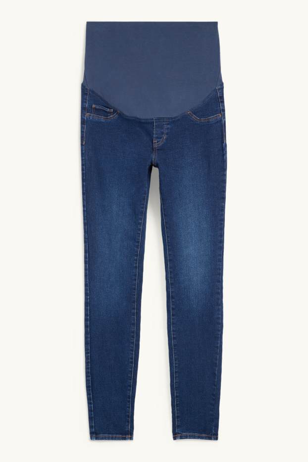 Dames - Zwangerschapsjeans - jegging jeans - jeansdonkerblauw