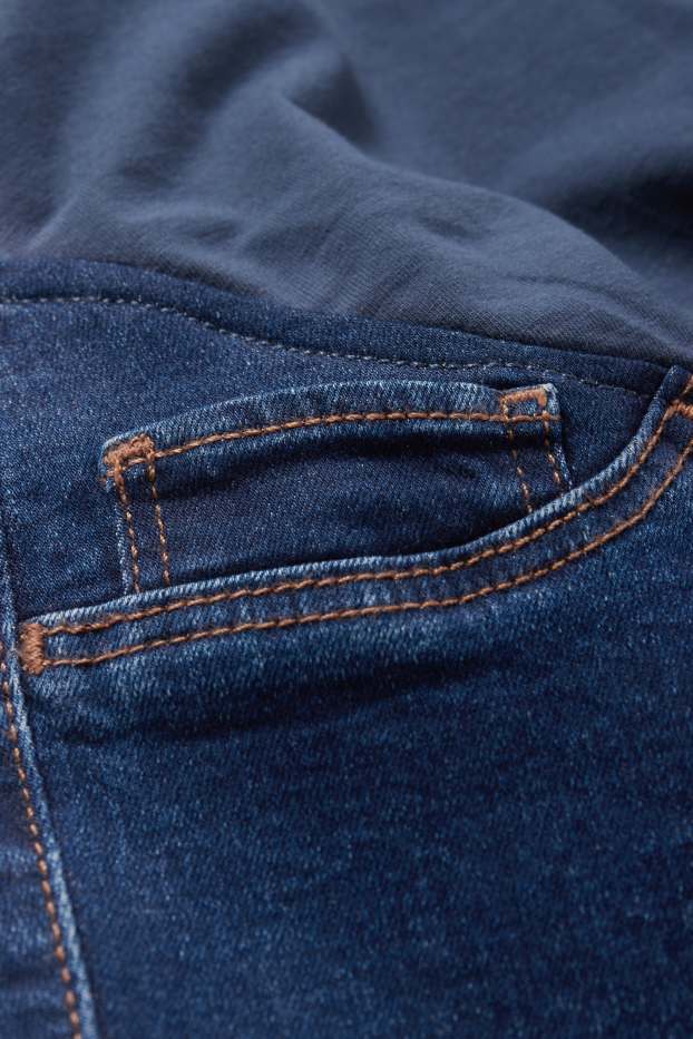 Dames - Zwangerschapsjeans - jegging jeans - jeansdonkerblauw