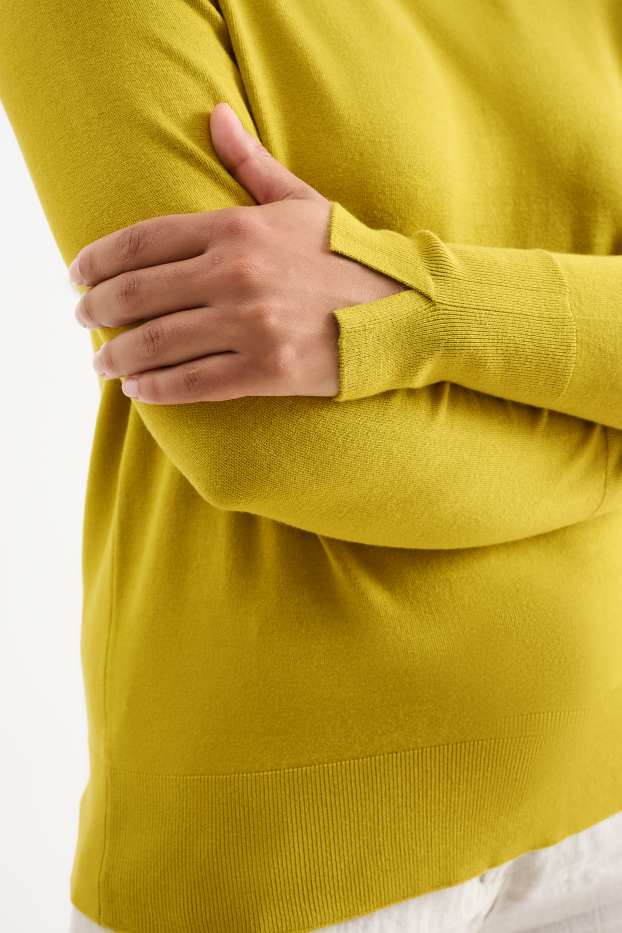 Women - Jumper - mustard yellow