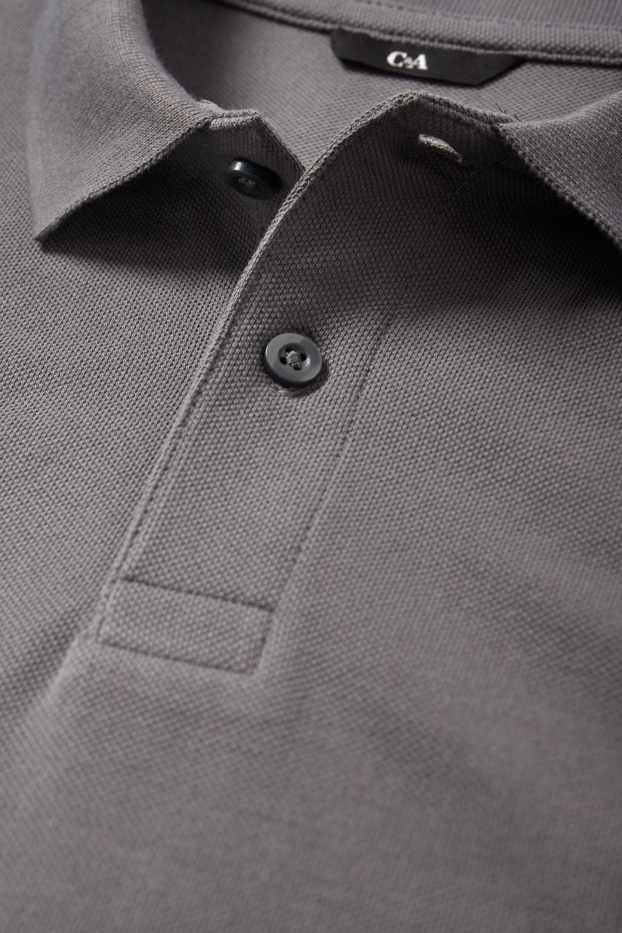 Uomo - Polo - regular fit - grigio scuro