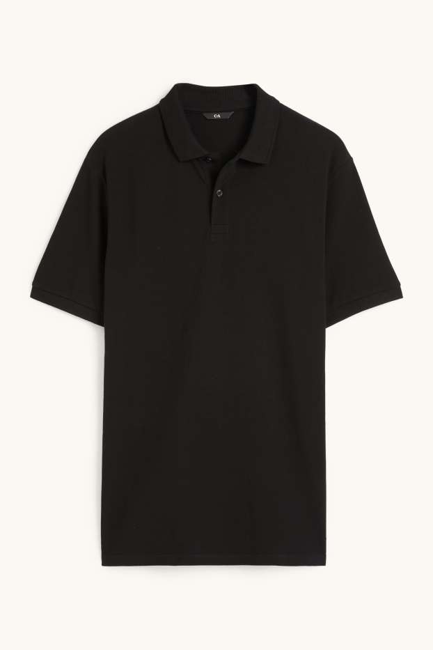 Pánské - Polokošile - regular fit - černá