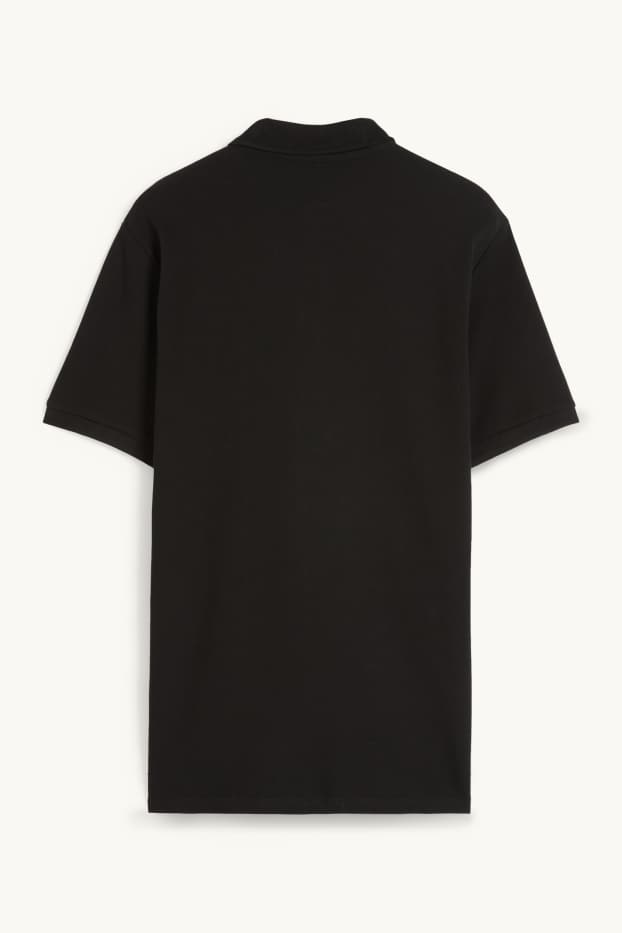 Pánské - Polokošile - regular fit - černá