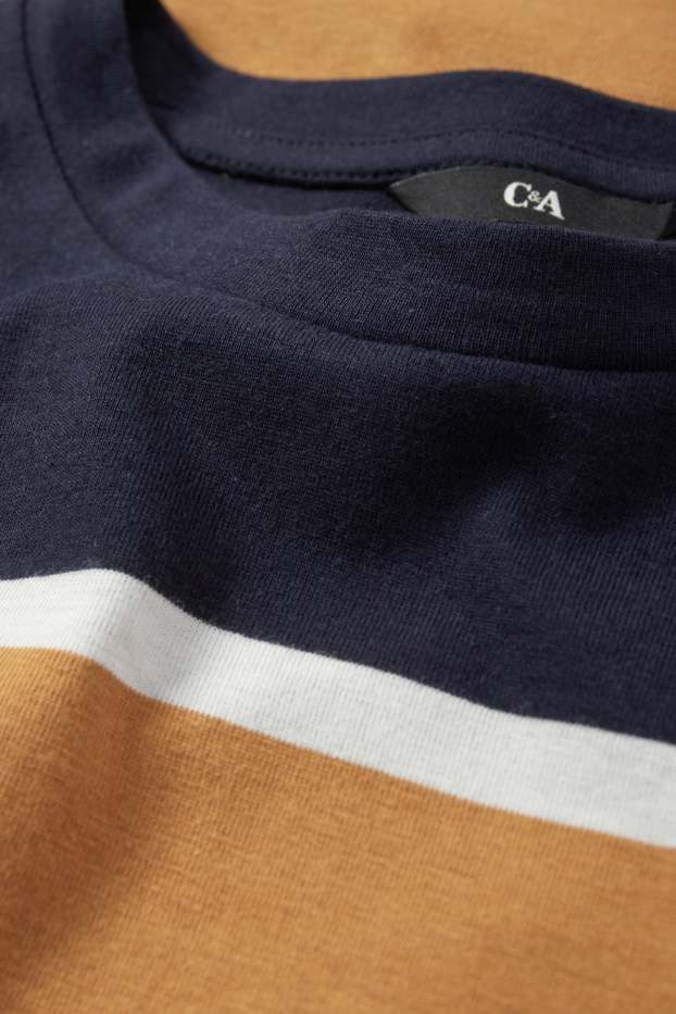 Men - T-shirt - light brown