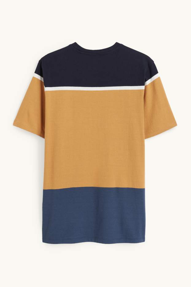 Men - T-shirt - light brown