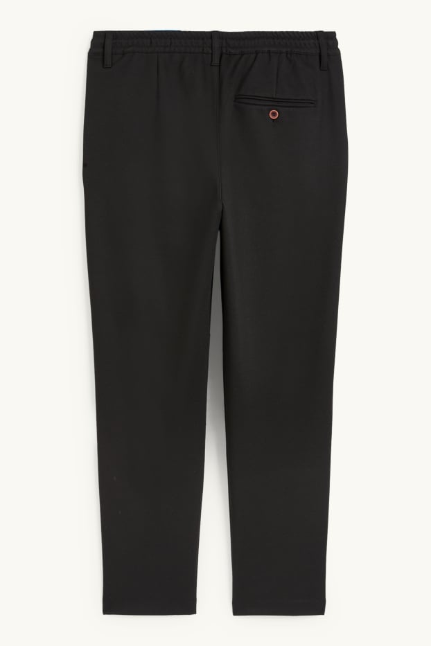 Hommes - Chino - tapered fit - noir