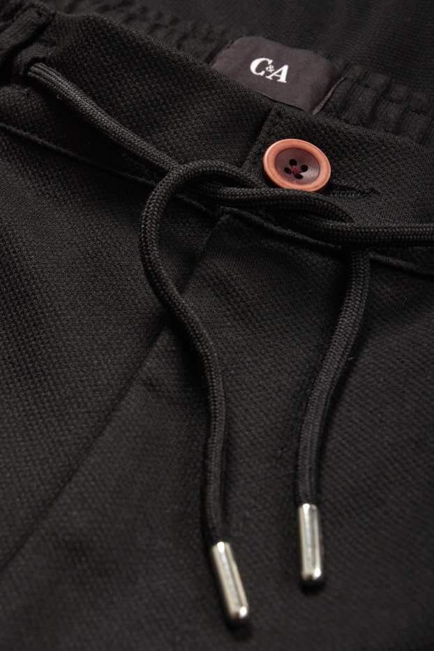 Hommes - Chino - tapered fit - noir