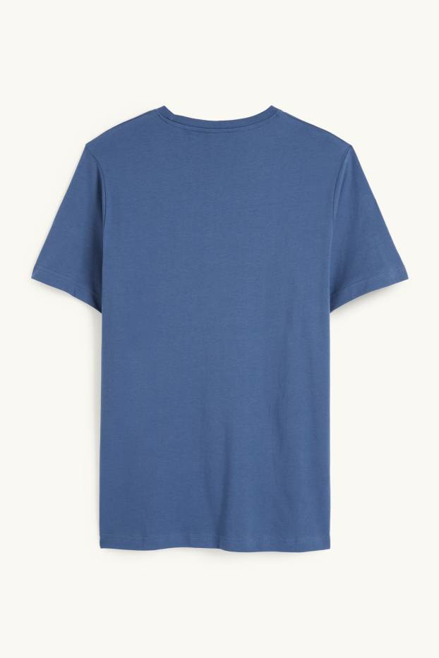 Hommes - T-shirt - regular fit  - bleu