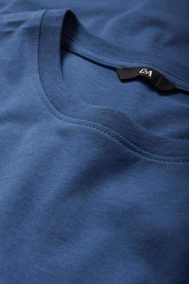 Hommes - T-shirt - regular fit  - bleu