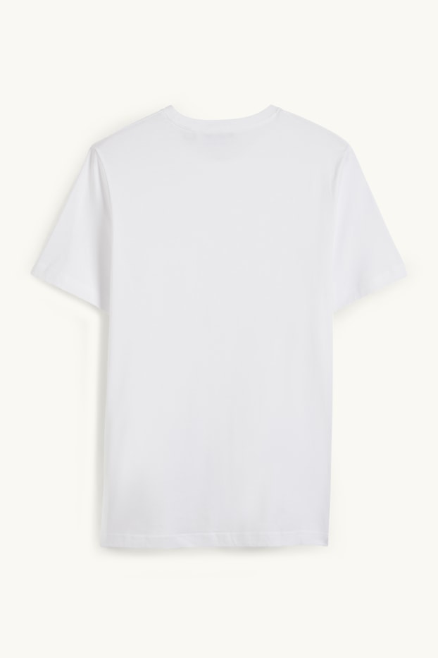 Men - T-shirt - regular fit  - white