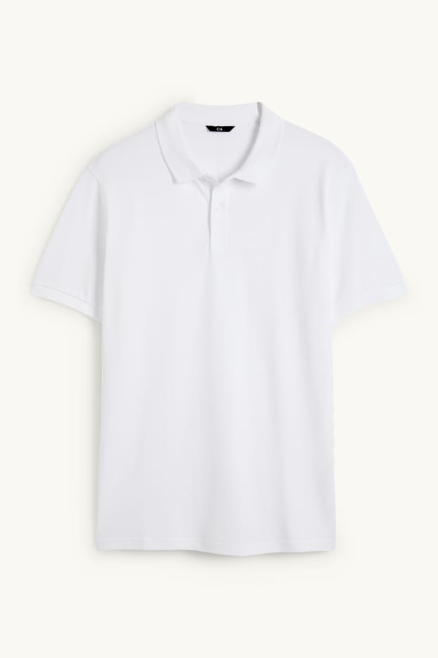 Pánské - Polokošile - regular fit - bílá