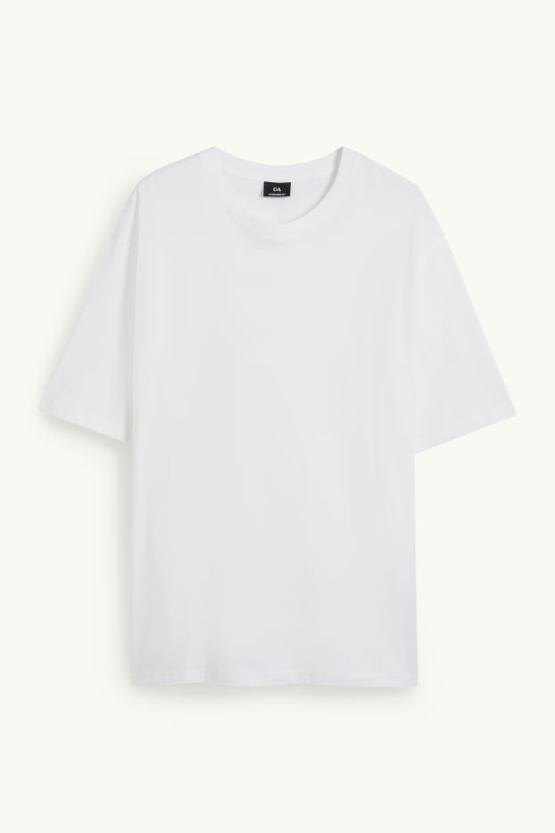 Hommes - T-shirt surdimensionné - blanc