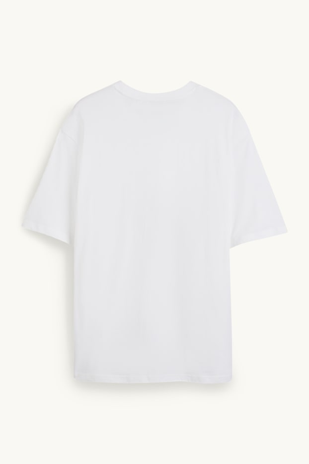 Hommes - T-shirt surdimensionné - blanc