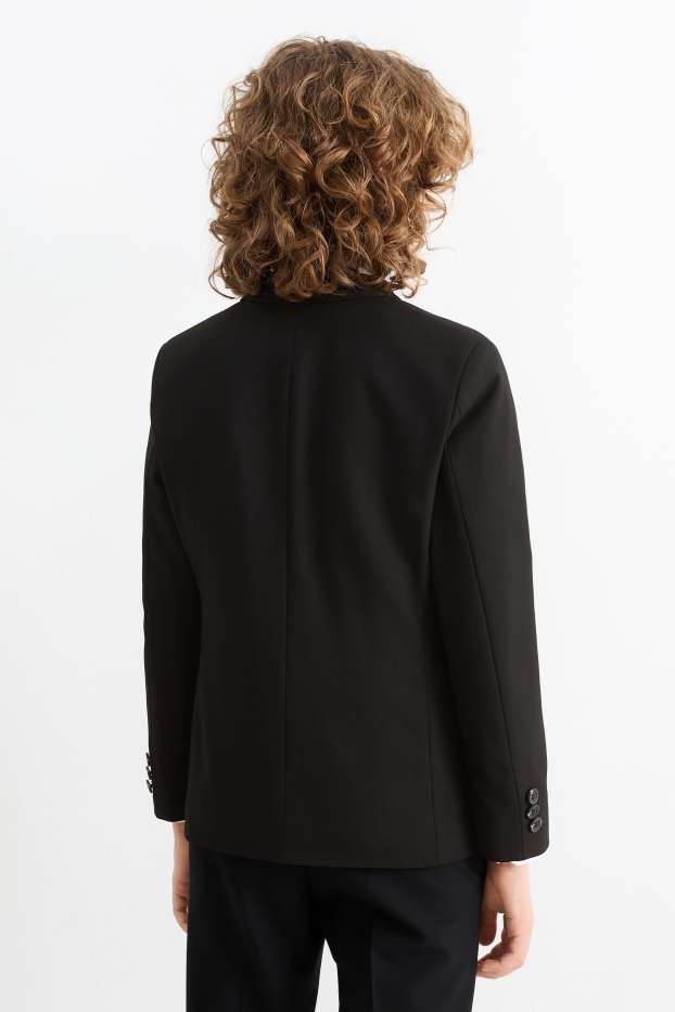 Enfants garçons - Veste de costume - Stretch - LYCRA® - noir