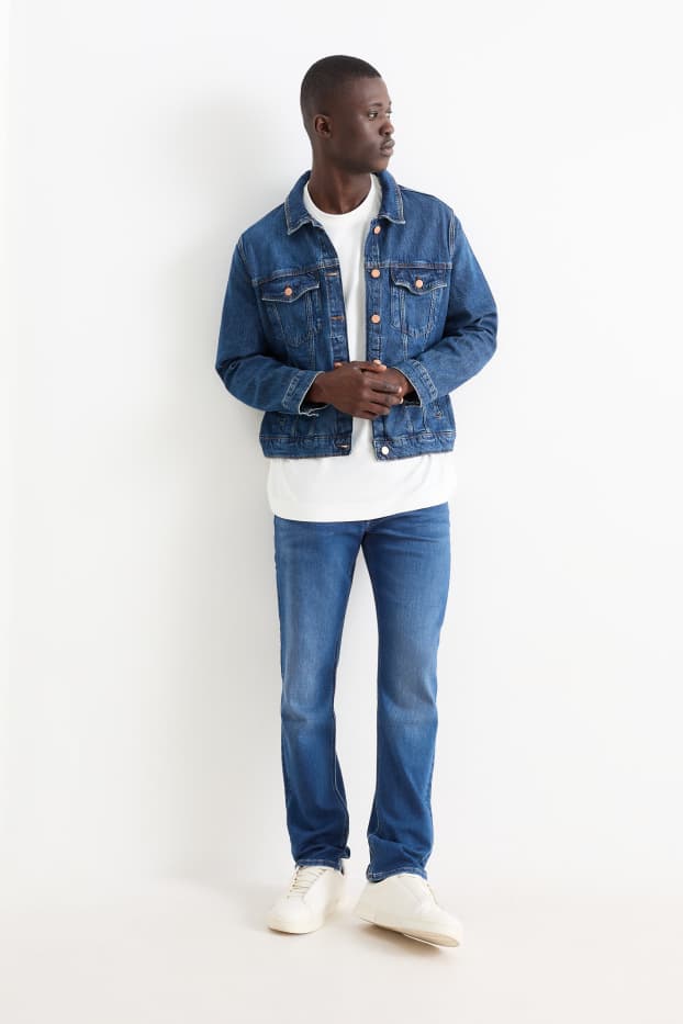 Bărbați - Slim jeans - Flex jog denim - denim-albastru
