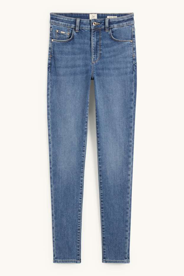 Dámské - Skinny jeans - mid waist - tvarující - LYCRA® - džíny - modré